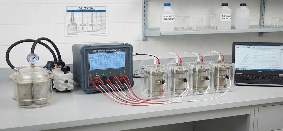 Rapid Chloride Permeability Tester